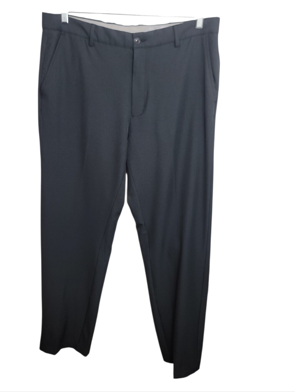 Greg Norman men's gray performance dress pants 36x32 straight leg flat front